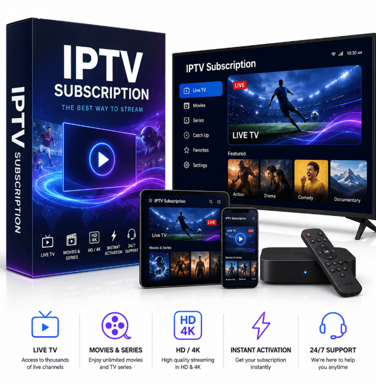 Best IPTV subscription by Televsio - 21,000+ live TV channels, movies and series in HD and 4K